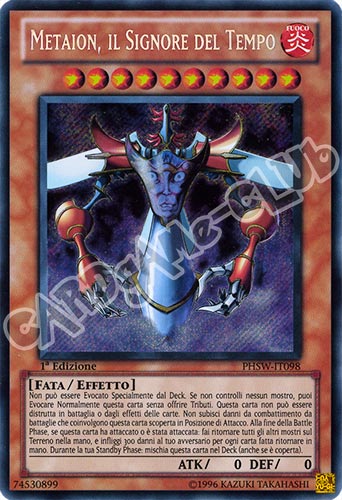 PHSW-IT098 Metaion, il Signore del Tempo rara segreta 1a Edizione (IT) -NEAR MINT-