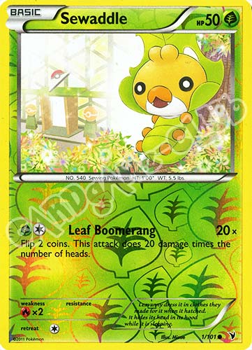 001 / 101 Sewaddle comune foil reverse (EN) -NEAR MINT-
