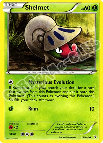 011 / 101 Shelmet comune (EN) -NEAR MINT-