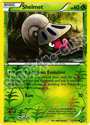 011 / 101 Shelmet comune foil reverse (EN) -NEAR MINT-