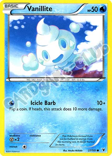 027 / 101 Vanillite comune (EN) -NEAR MINT-