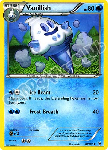 028 / 101 Vanillish non comune (EN) -NEAR MINT-