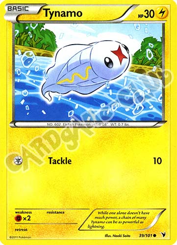 039 / 101 Tynamo comune (EN) -NEAR MINT-