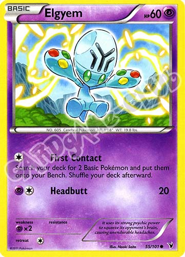 055 / 101 Elgyem comune (EN) -NEAR MINT-