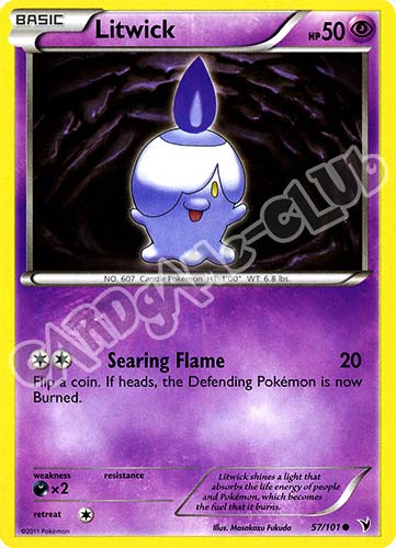 057 / 101 Litwick comune (EN) -NEAR MINT-