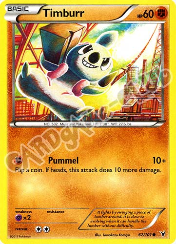 062 / 101 Timburr comune (EN) -NEAR MINT-