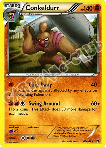 065 / 101 Conkeldurr rara (EN) -NEAR MINT-