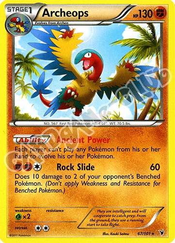 067 / 101 Archeops rara (EN) -NEAR MINT-