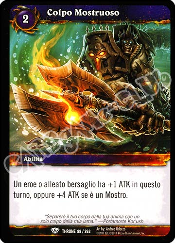 Colpo Mostruoso comune (IT) -NEAR MINT-