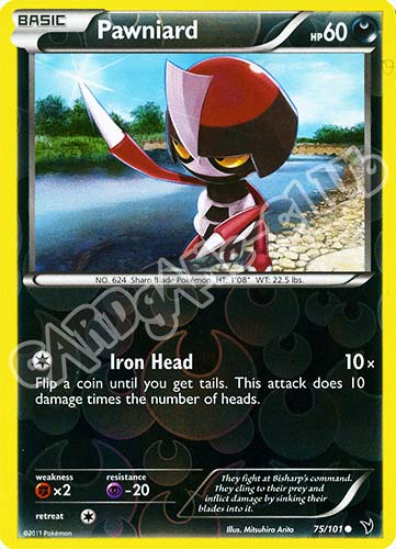 075 / 101 Pawniard comune foil reverse (EN) -NEAR MINT-