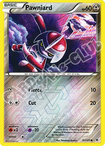 081 / 101 Pawniard comune foil reverse (EN) -NEAR MINT-