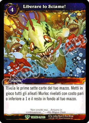 Liberare lo Sciame! non comune (IT) -NEAR MINT-