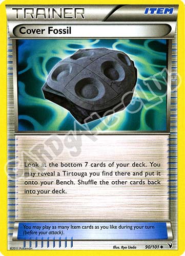 090 / 101 Cover Fossil non comune (EN) -NEAR MINT-