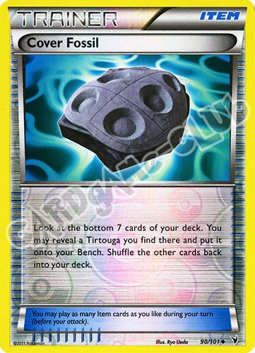 090 / 101 Cover Fossil non comune foil reverse (EN) -NEAR MINT-