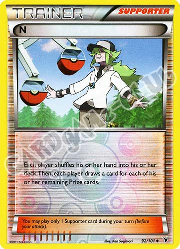 092 / 101 N non comune foil reverse (EN) -NEAR MINT-