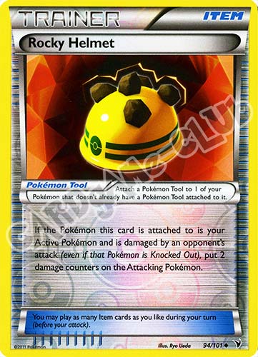 094 / 101 Rocky Helmet non comune foil reverse (EN) -NEAR MINT-