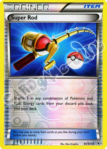 095 / 101 Super Rod non comune foil reverse (EN) -NEAR MINT-