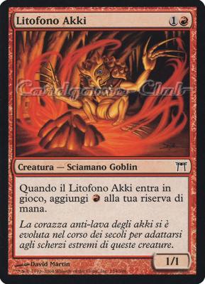 154 /306 Litofono Akki comune (IT) -NEAR MINT-