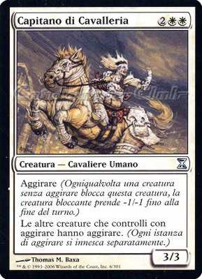 006 / 301 Capitano di Cavalleria non comune (IT) -NEAR MINT-