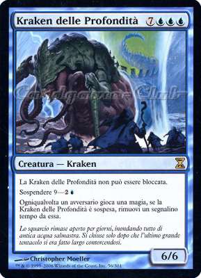 056 / 301 Kraken delle Profondita' rara (IT) -NEAR MINT-