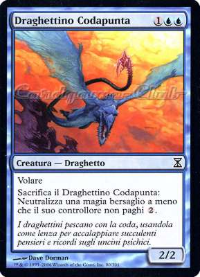 080 / 301 Draghettino Codapunta comune (IT) -NEAR MINT-
