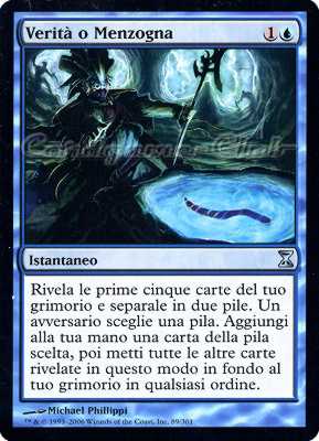 089 / 301 Verita' o Menzogna non comune (IT) -NEAR MINT-