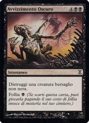 101 / 301 Avvizzimento Oscuro comune (IT) -NEAR MINT-