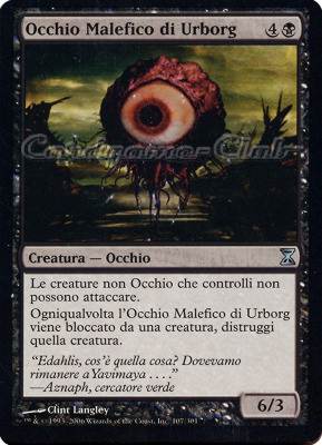 107 / 301 Occhio Malefico di Urborg non comune (IT) -NEAR MINT-