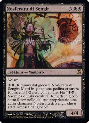 128 / 301 Nosferatu di Sengir rara (IT) -NEAR MINT-