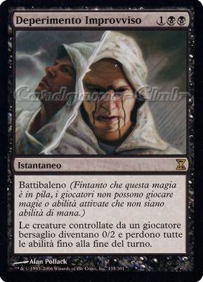 135 / 301 Deperimento Improvviso rara (IT) -NEAR MINT-