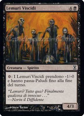 141 / 301 Lemuri Viscidi comune (IT) -NEAR MINT-