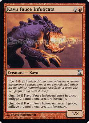 153 / 301 Kavu Fauce Infuocata non comune (IT) -NEAR MINT-