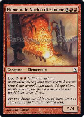 154 / 301 Elementale Nucleo di Fiamme comune (IT) -NEAR MINT-