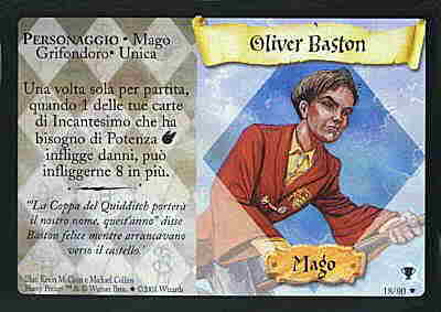 18/80 Oliver Baston rara (IT)