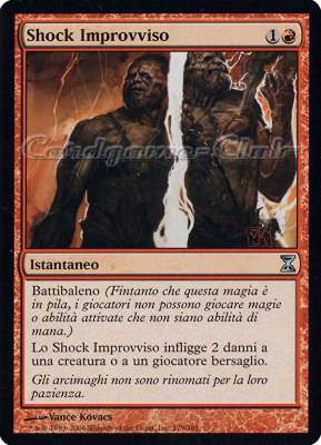 179 / 301 Shock Improvviso non comune (IT) -NEAR MINT-