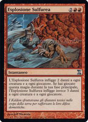 180 / 301 Esplosione Sulfurea non comune (IT) -NEAR MINT-
