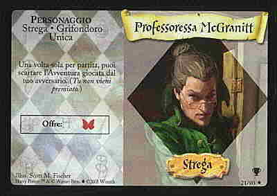 21/80 Professoressa McGranitt rara (IT)