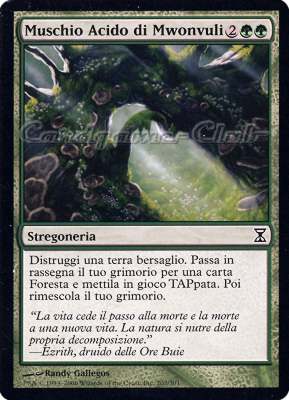 207 / 301 Muschio Acido di Mwonvuli comune (IT) -NEAR MINT-