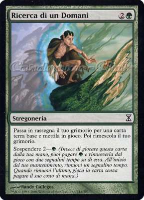 216 / 301 Ricerca di un Domani comune (IT) -NEAR MINT-