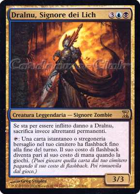 237 / 301 Dranlu, Signore dei Lich rara (IT) -NEAR MINT-