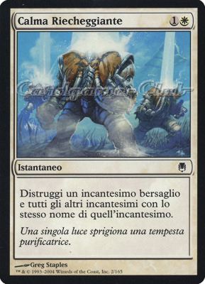 002 / 165 Calma Riecheggiante comune (IT) -NEAR MINT-