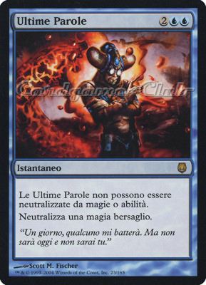 023 / 165 Ultime Parole rara (IT) -NEAR MINT-