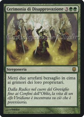 082 / 165 Cerimonia di Disapprovazione rara (IT) -NEAR MINT-