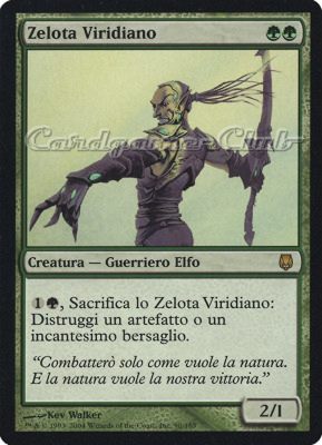 090 / 165 Zelota Viridiano rara (IT) -NEAR MINT-