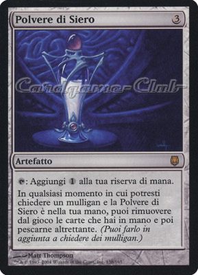 138 / 165 Polvere di Siero rara (IT) -NEAR MINT-