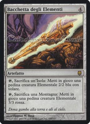 158 / 165 Bacchetta degli Elementi rara (IT) -NEAR MINT-