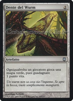 162 / 165 Dente del Wurm non comune (IT) -NEAR MINT-