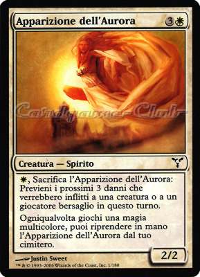 001 / 180 Apparizione dell'Aurora comune (IT) -NEAR MINT-