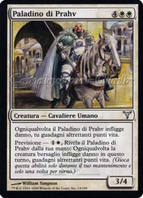 014 / 180 Paladino di Prahv non comune (IT) -NEAR MINT-