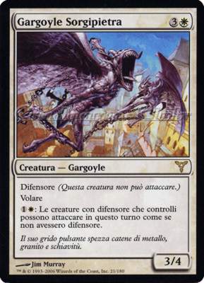 021 / 180 Gargoyle Sorgipietra rara (IT) -NEAR MINT-